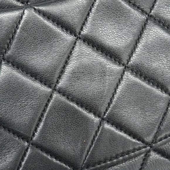 Chanel Shoulder Bag Matelasse Chain Lambskin Black Women's - Picture 11 of 16